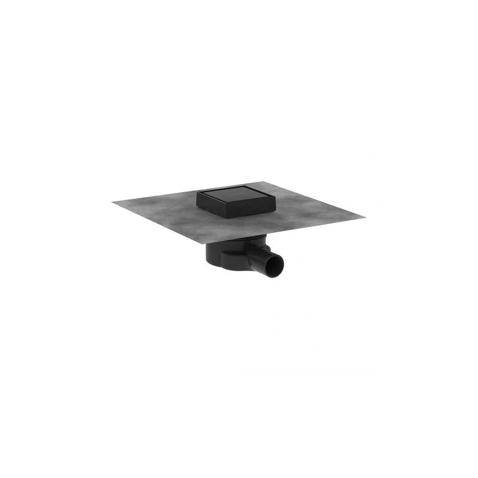 Hansgrohe RainDrain Point Kompletny zestaw 100/100 odpływu punktowego dopłytki Czarny Matowy