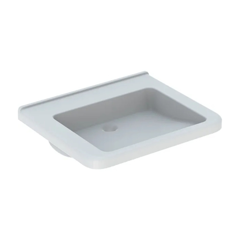 Geberit Selnova Comfort Square umywalka dla osób niepełnosprawnych 65x52,5 bez otworu, bez przelewu