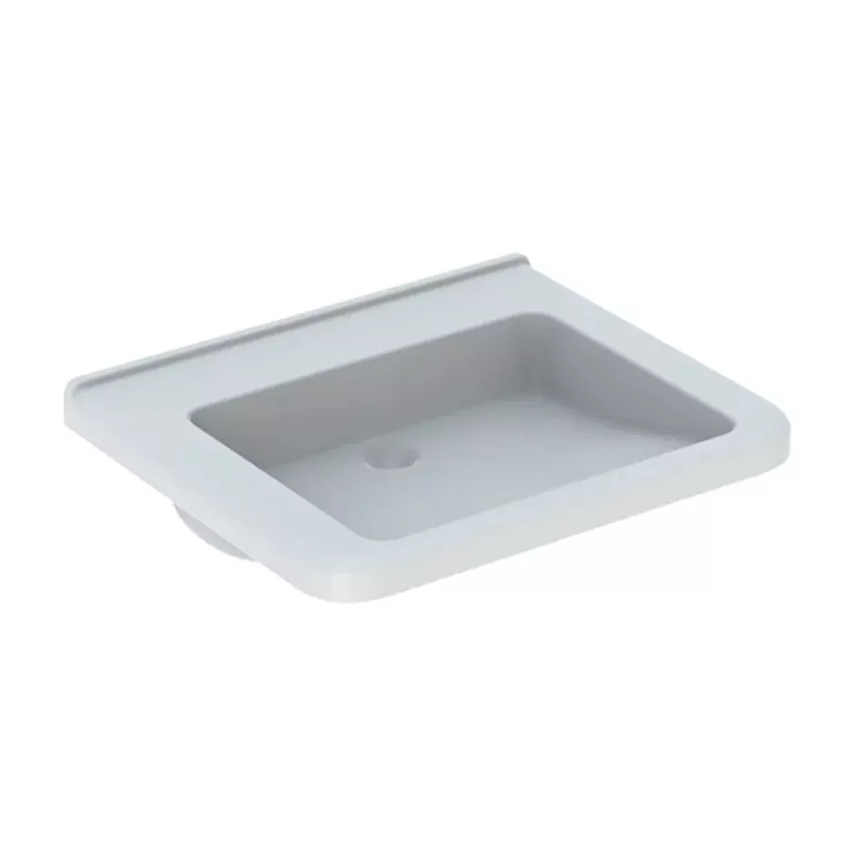 Geberit Selnova Comfort Square umywalka dla osób niepełnosprawnych 65x52,5 bez otworu, bez przelewu