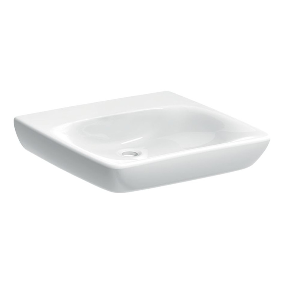 Geberit Selnova Comfort Umywalka dla niepełnosprawnych 60 cm, bez przelewu, bez otworu