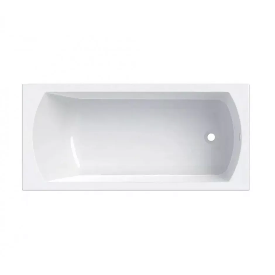 Geberit Perfect wanna prostokątna 150x75 cm biała z nóżkami