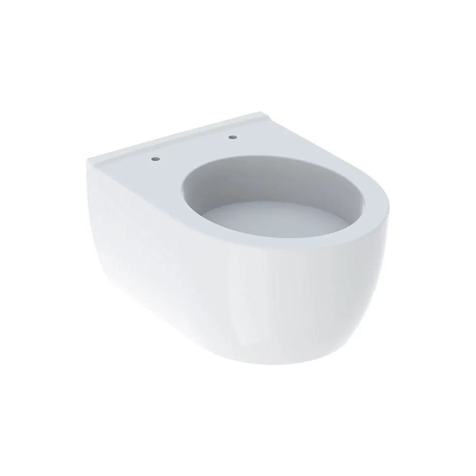Geberit iCon Wisząca miska WC, lejowa, B35cm, H33cm, T49cm, krótka, ukryte mocowania, KeraTect