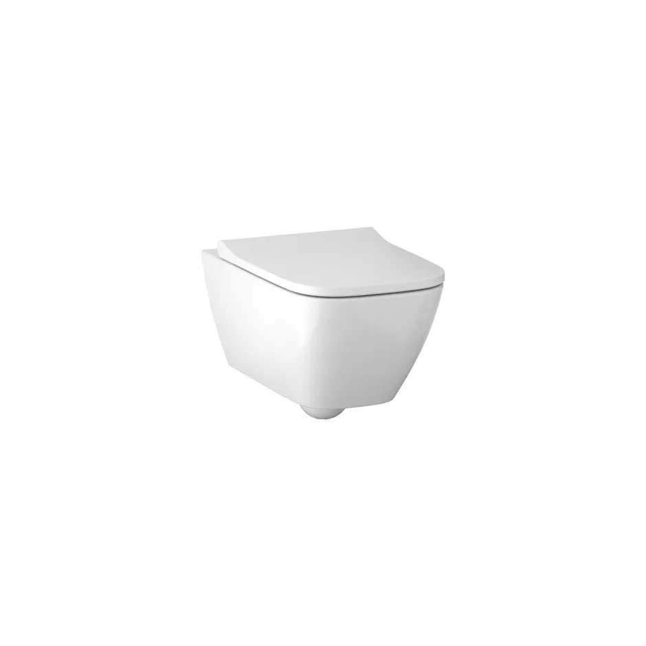 Geberit Smyle Square Zestaw wiszącej miski WC z deską wolnoopadającą biały