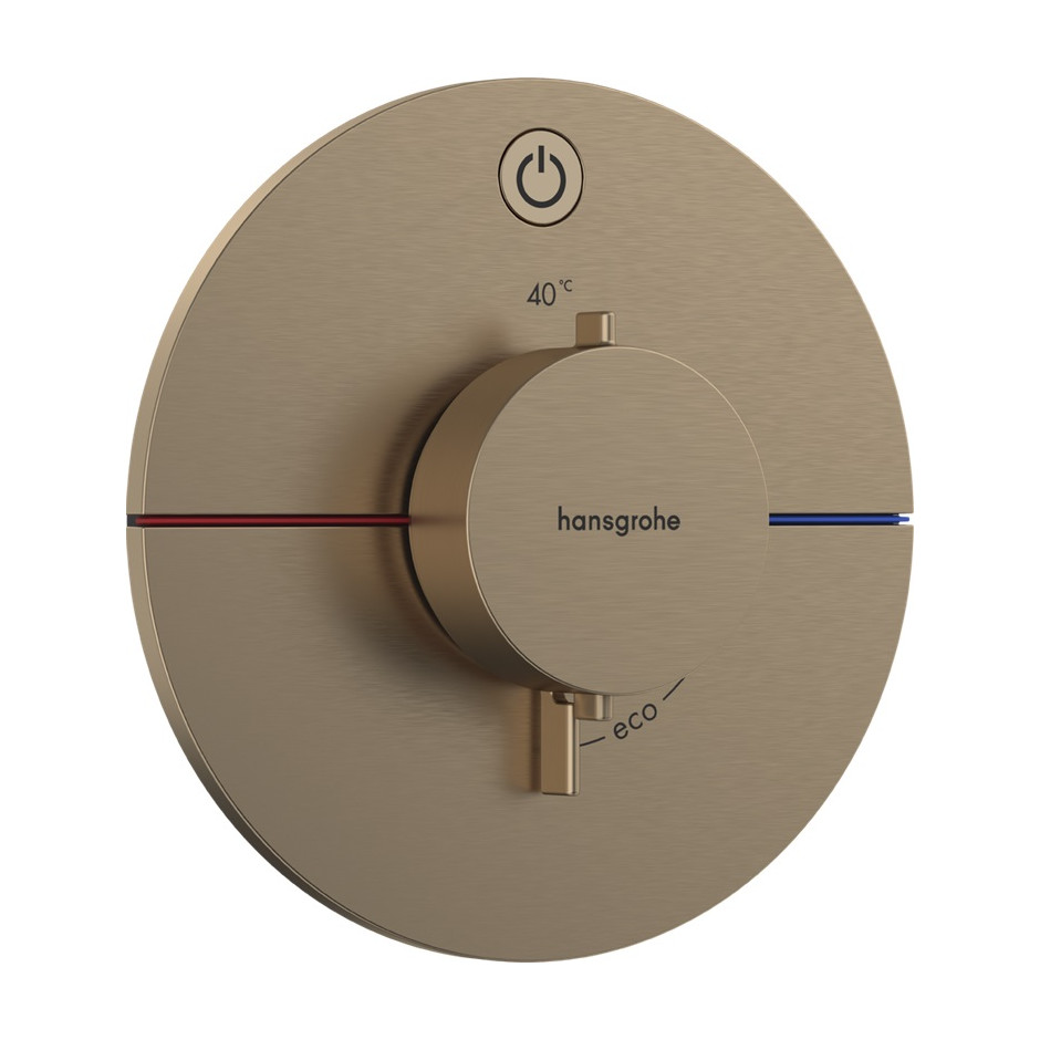 Hansgrohe ShowerSelect Comfort S Bateria termostat podtynkowa do 1 odbiornika Brąz Szczotkowany