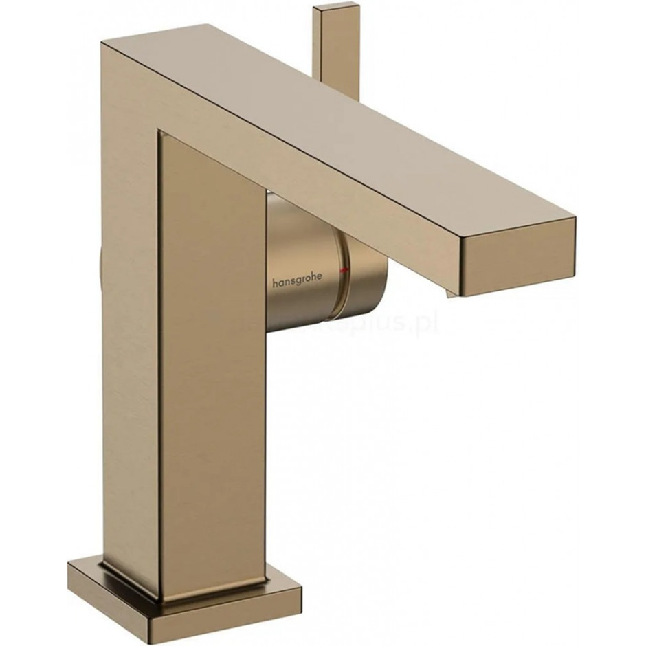 Hansgrohe Tecturis E bateria umywalkowa 110 Fine CoolStart z korkiem Push-Open Brąz Szczotkowany
