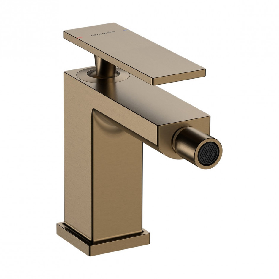 Hansgrohe Tecturis E bateria bidetowa z korkiem Brąz Szczotkowany
