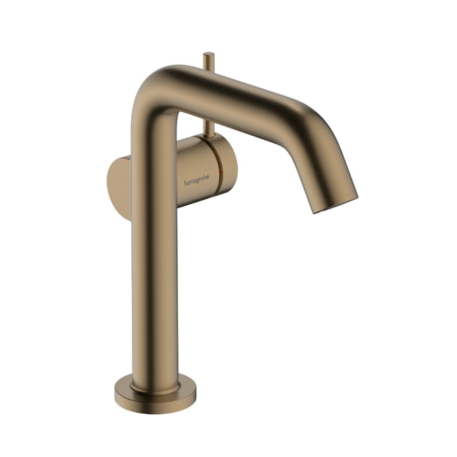 Hansgrohe Tecturis S bateria umywalkowa 150 Fine CoolStart z korkiem Push-Open Brąz Szczotkowany
