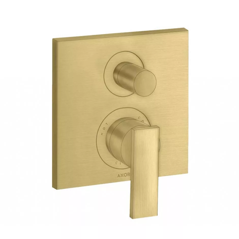 Axor Bateria podtynkowa j mosiądz szczotkowany