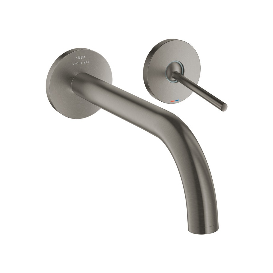 Grohe Atrio Classic 2-otworowa bateria umywalkowa podtynkowa, wylewka 221 mm, brushed hard graphite