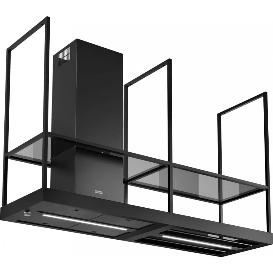 Franke Okap wyspowy Mythos T-Shelf FMY BK MATT F180 Czarny mat