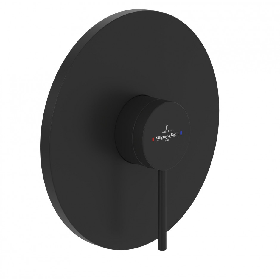 Villeroy & Boch Loop & Friends bateria do montażu podtynkowego Matt Black