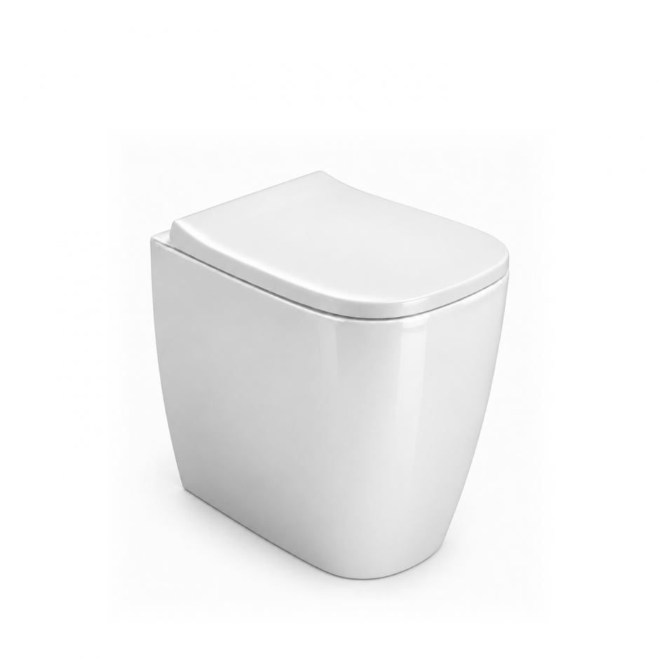 Hushlab Organic Simple Miska WC stojąca biały
