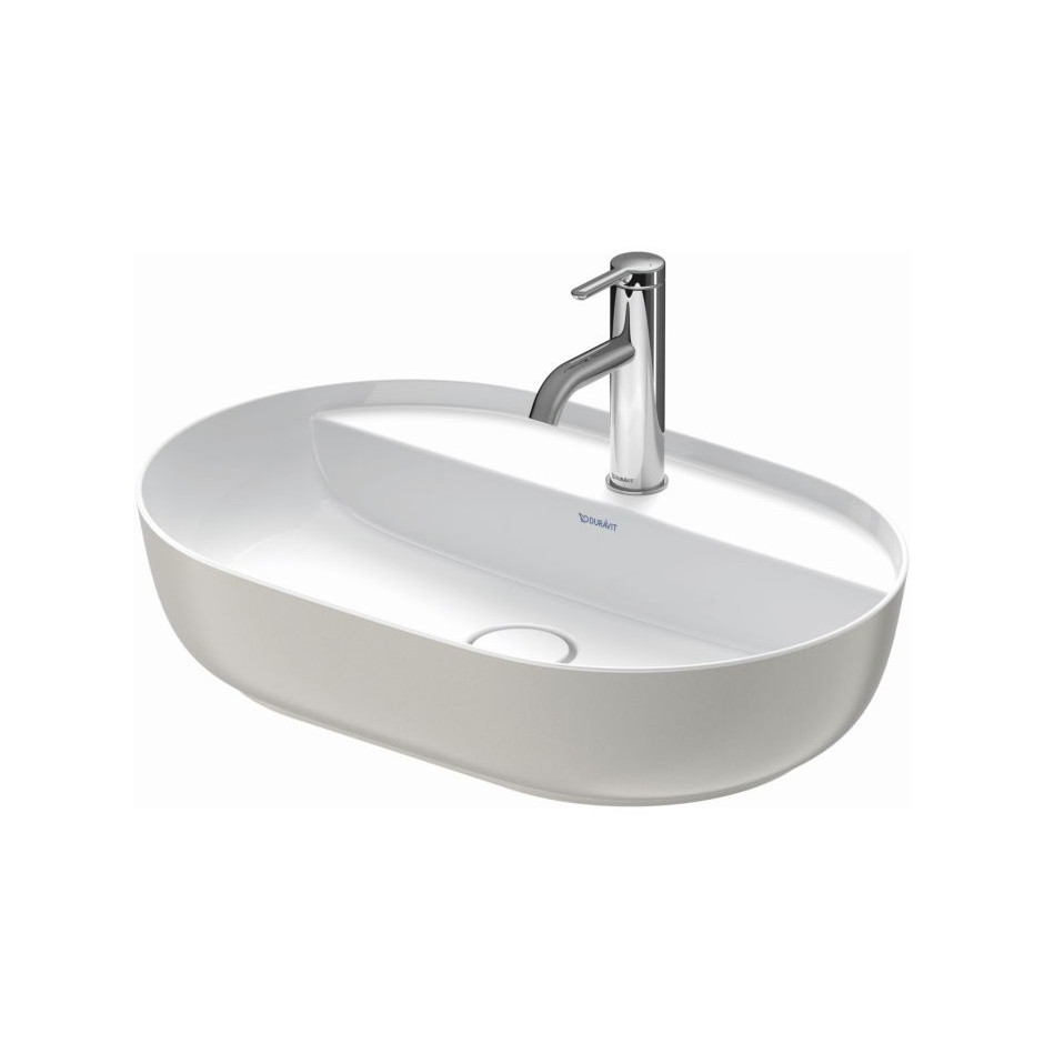 Duravit Washbowl 600mm Luv, sand SaM WG without OF, with Tap, w.1 TH