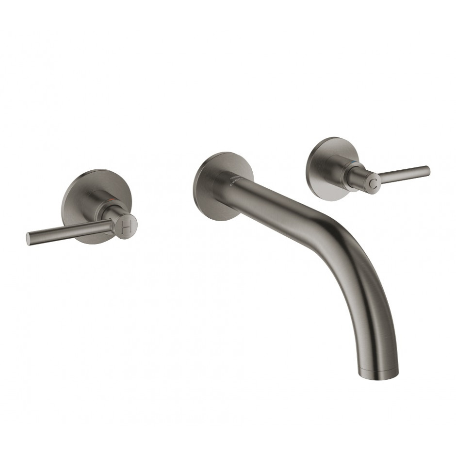 Grohe Grohe atrio new 2hdl trimset basin 3-h m brushed hard graphite