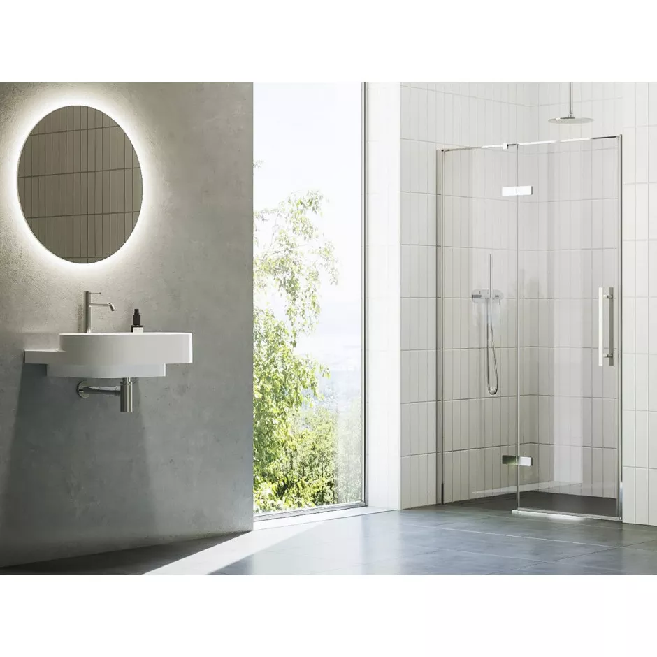 Ravak Cool! Drzwi prysznicowe COSD2-110 chrom, szkło Transparent