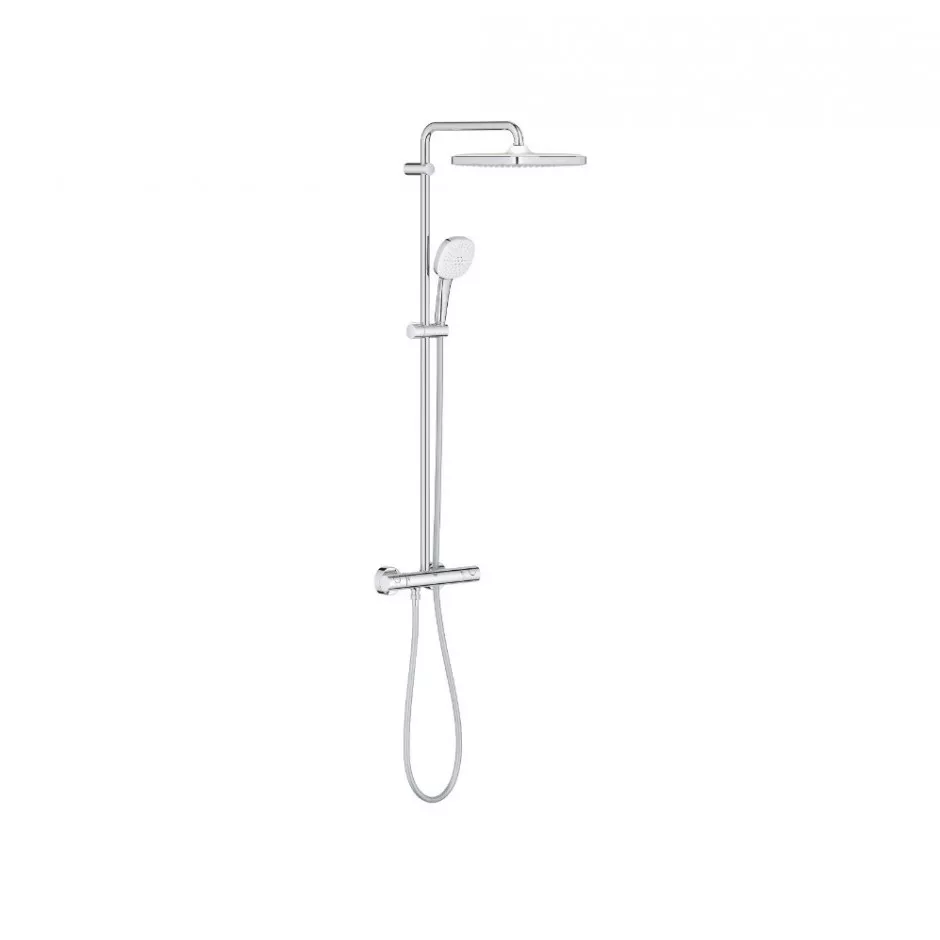 Grohe Tempesta System 250 Cube System prysznicowy z termostatem do montażu ściennego