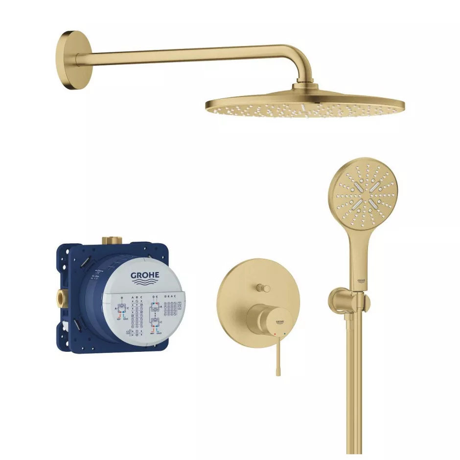 Grohe Essence zestaw podtynkowy prysznicowy deszczownica 310 brushed cool sunrise