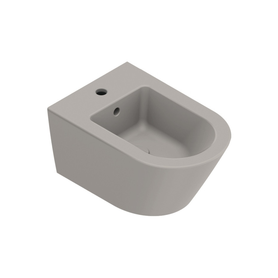 Catalano Zero bidet wiszący +śruby mocujące szary gołębi mat