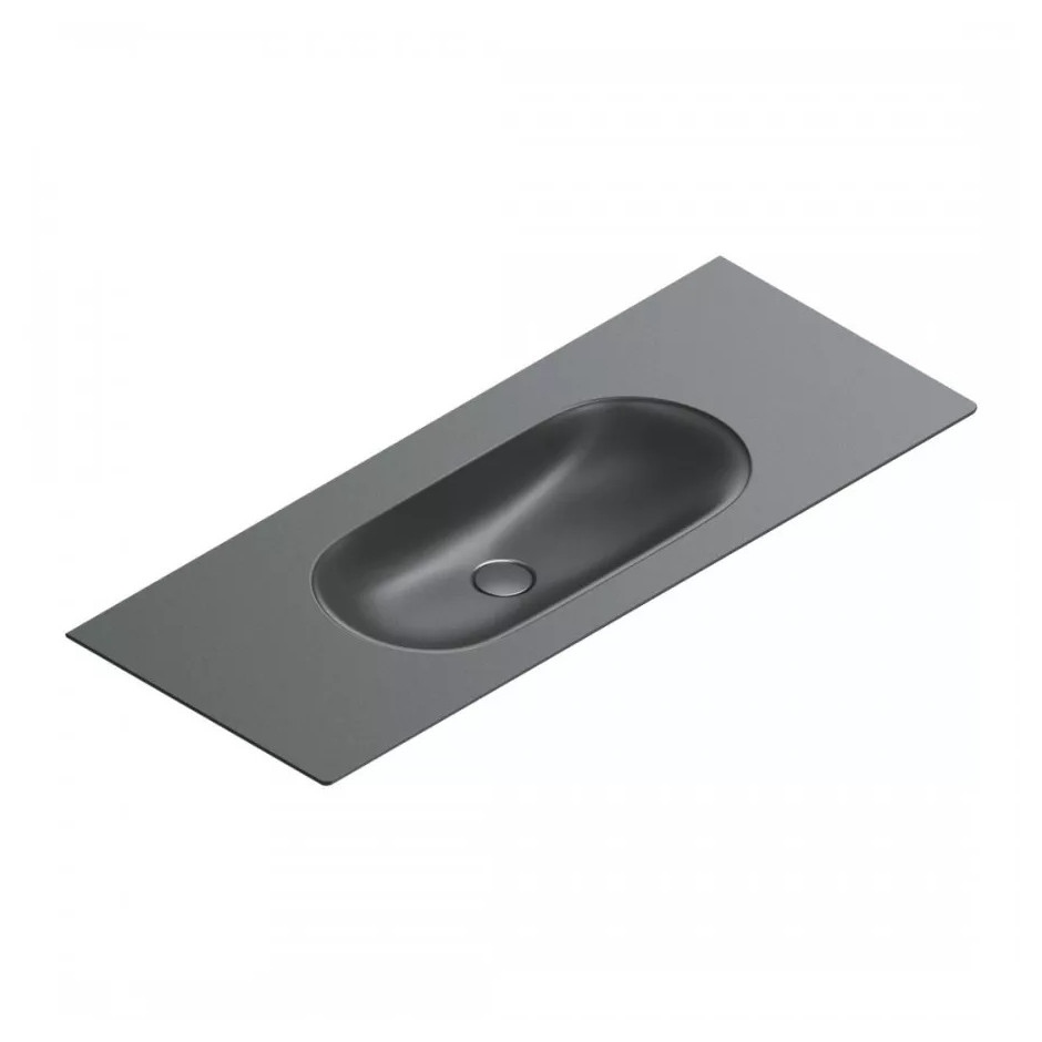 Catalano Sfera umywalka 125x50 1/o czarny mat