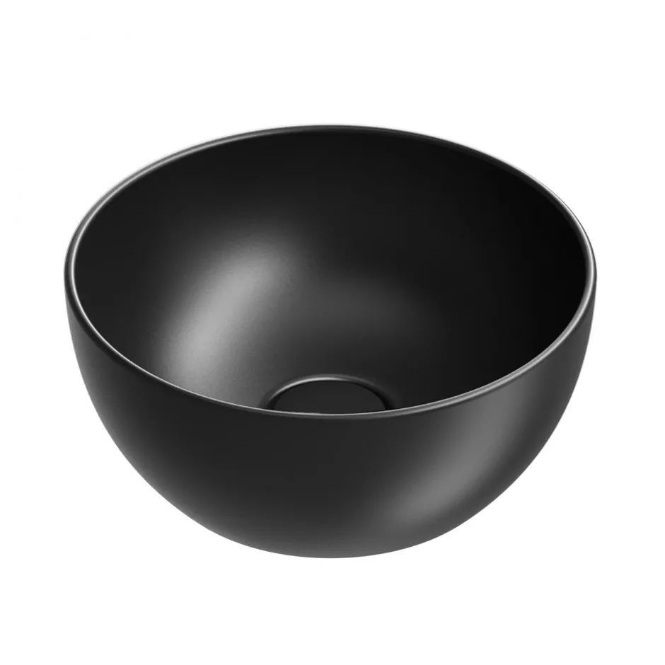 Catalano Sfera umywalka 32x32 nablatowa czarny mat
