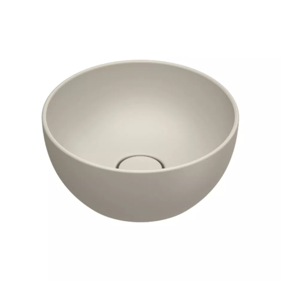 Catalano Sfera umywalka 32x32 nablatowa Piaskowy mat