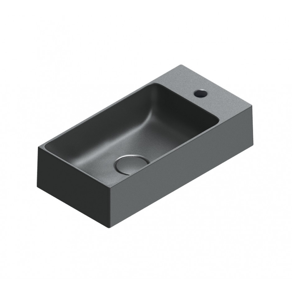 Catalano Premium umywalka 50x25 czarny mat 15025VENS