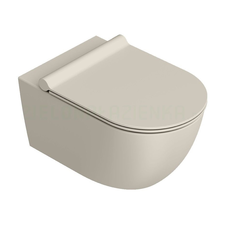 Catalano Sfera miska WC 55cm wisząca bez kołnierza +śruby mocujące Piaskowy mat