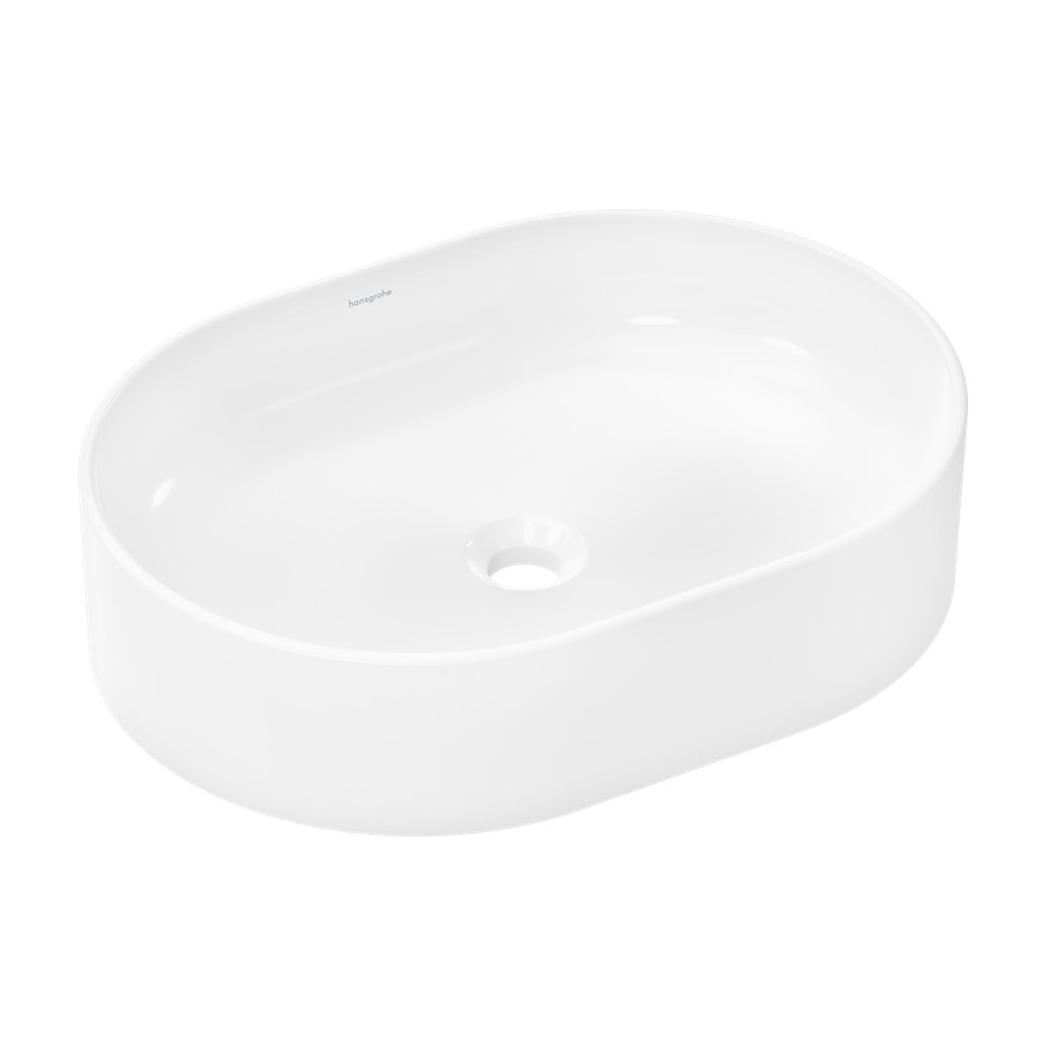 Hansgrohe Xuniva U Umywalka nablatowa 550/400 bez otwor na bat. bez przelewu SmartClean biały