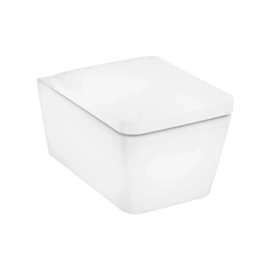 Hansgrohe EluPura Q Miska wisząca WC 540 bezrant. AquaFall Flush HygieneEffect z deską WC SoftClose QuickRelease biały