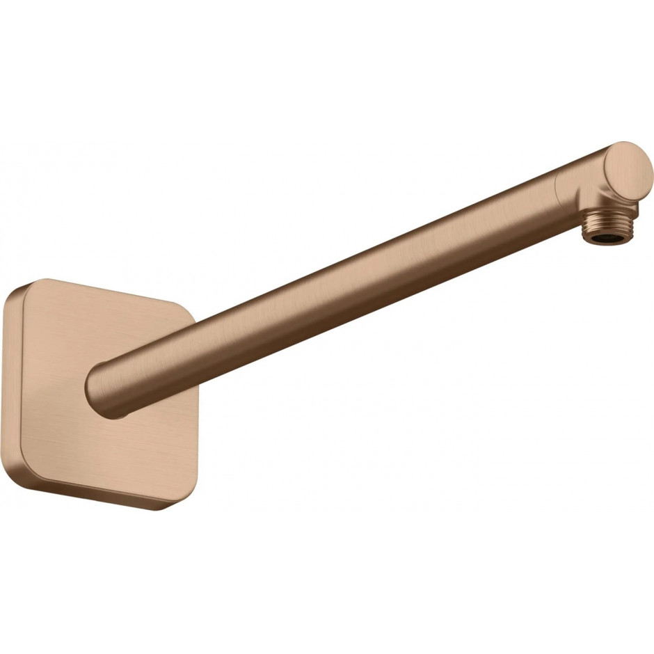 Axor ShowerSolutions Ramię prysznicowe 390 mm, softsquare Czerwony Złoty Szczotkowany