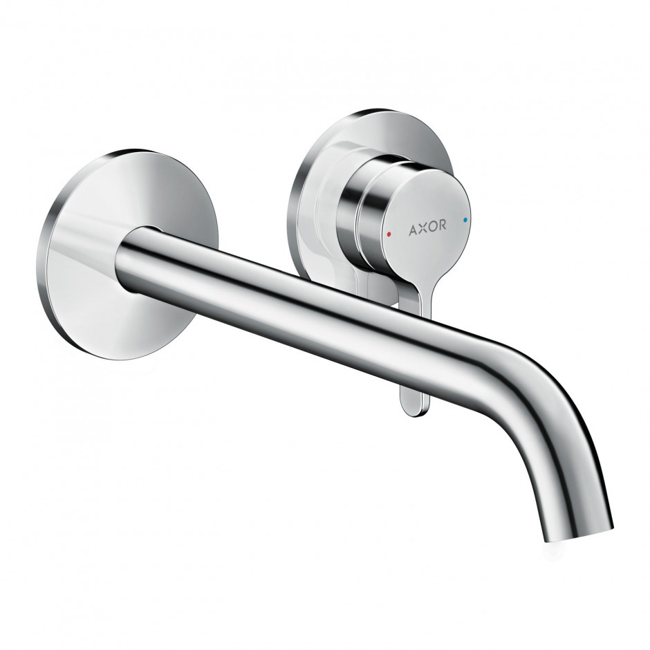 Axor One Jednouchwytowa bateria umyw. z wylewką 220 mm podtynkowa Stal Szlachetna Optyczna