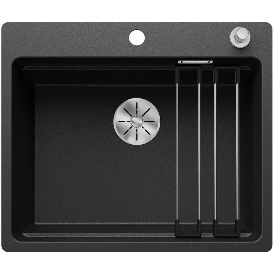 Blanco ETAGON 6-F Silgranit antracyt, korek auto., InFino, szyny