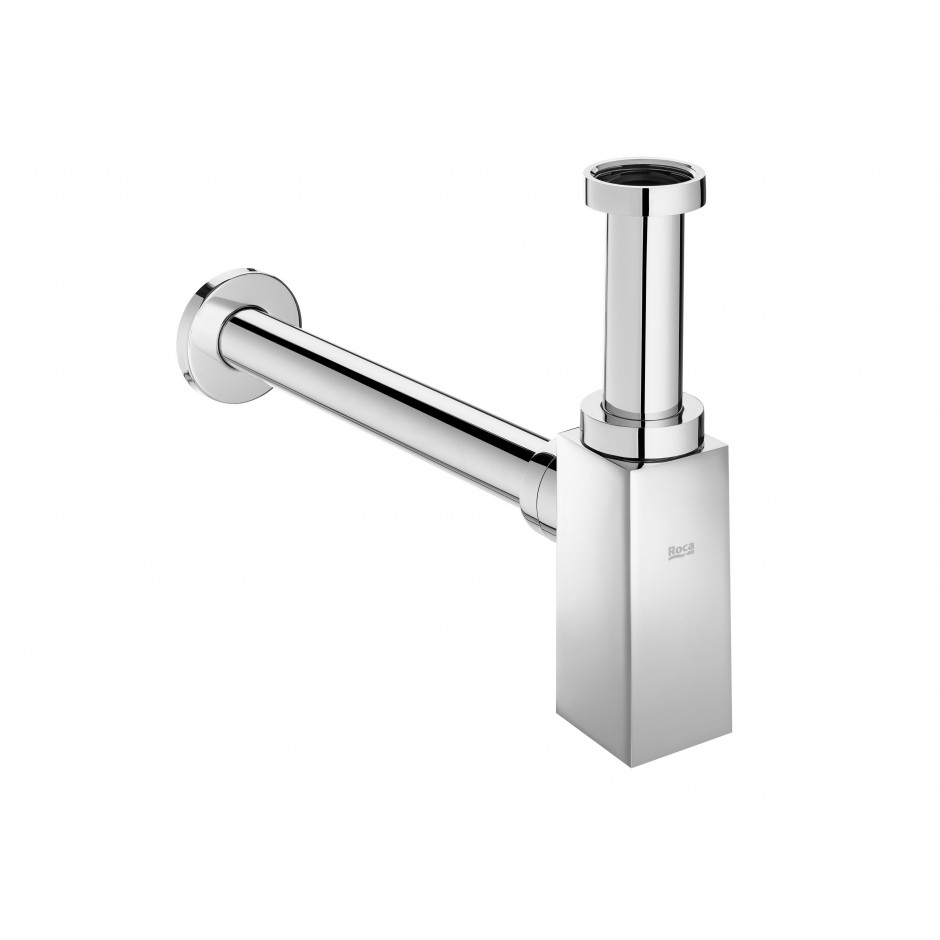 Roca Syfon umywalkowy ozdobny kwadratowy 300 mm 1 1/4" chrom