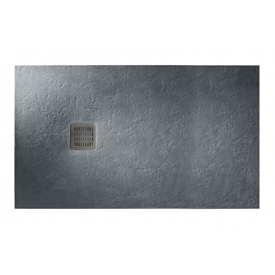 Roca Terran Brodzik prostokątny 1000 x 800 mm SYFON W KPL. SZARY ŁUPEK 80x100