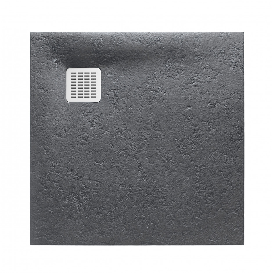 Roca Terran Brodzik kwadratowy 900 x 900 mm SYFON W KPL. SZARY ŁUPEK