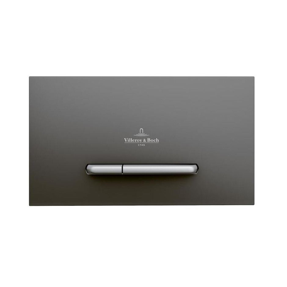 Villeroy & Boch ViConnect przycisk spłukujący do WC płytka wykonana z tworzywa sztucznego, przyciski w wersji chrom mat, E300 - 793361_O1