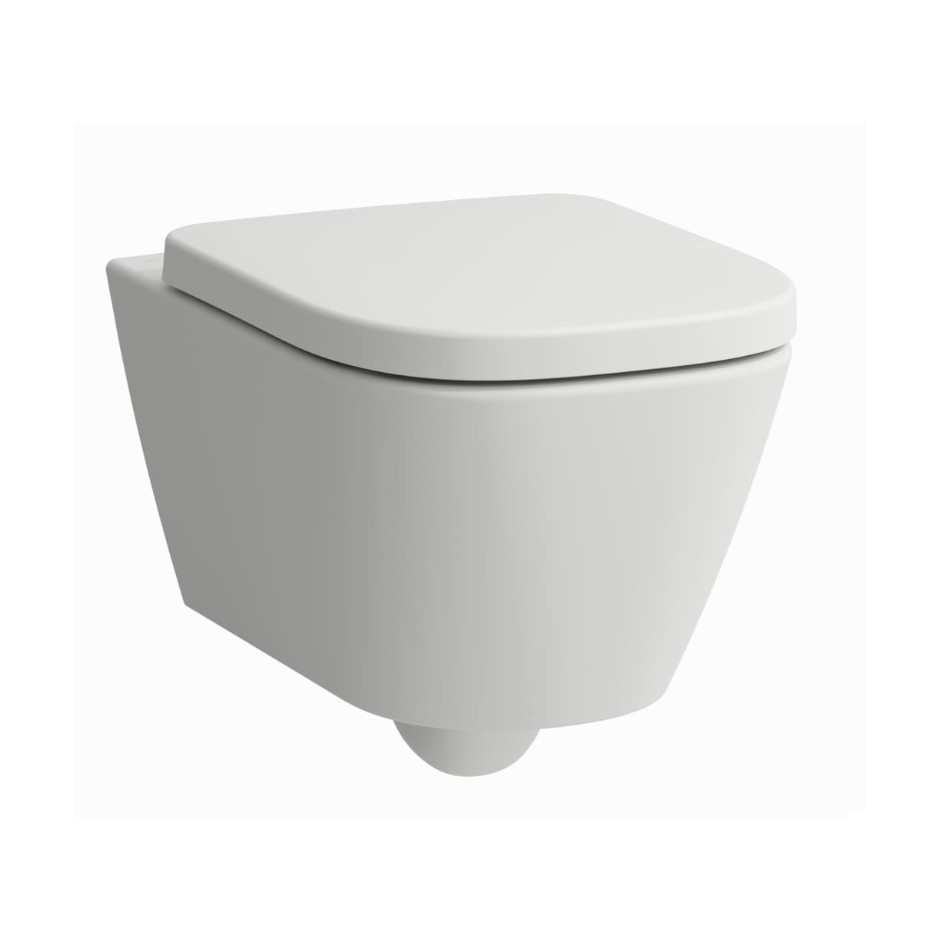 Laufen Meda biały matowy miska podwieszana wc vortex silent flush 540x360 mm rimless 