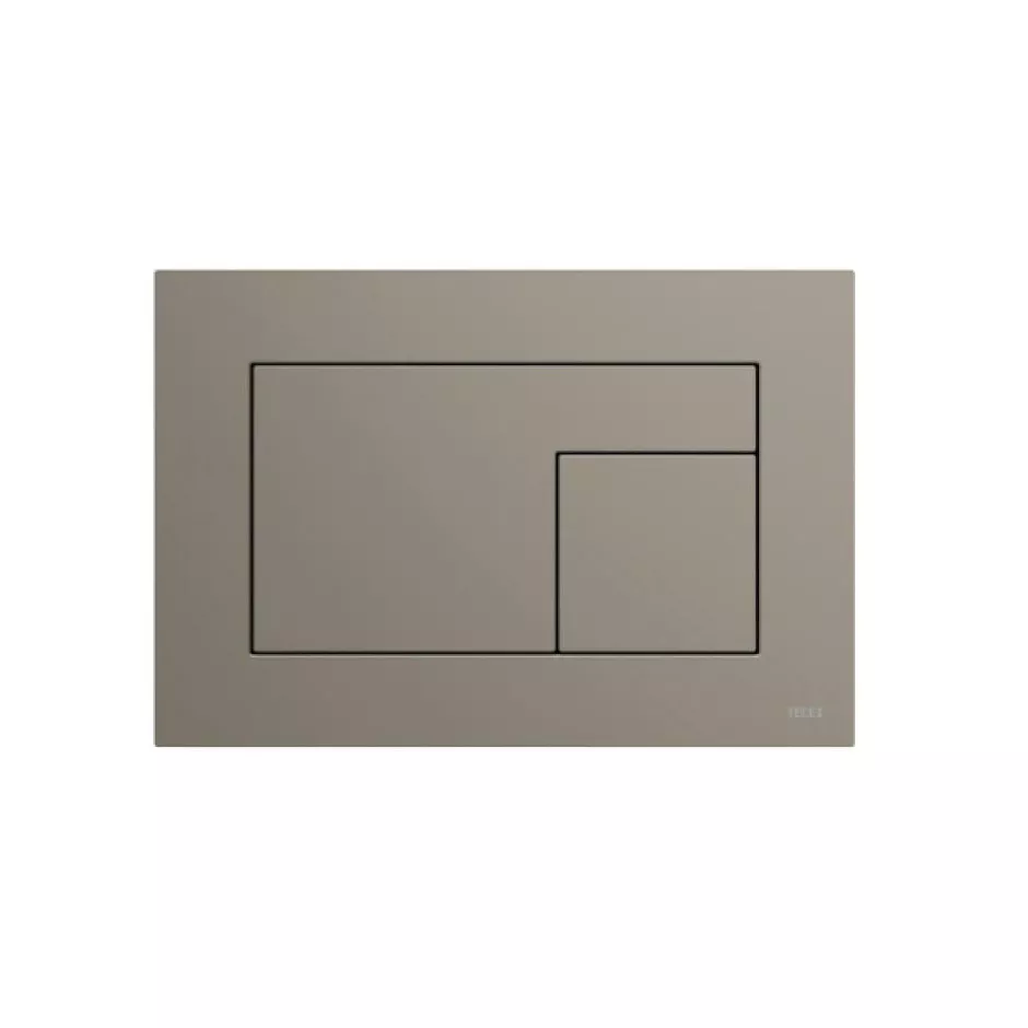 TECE Velvet przycisk spłukujący z tworzywa z powłoką Fenix, beżowo-brązowy - 823375_O1