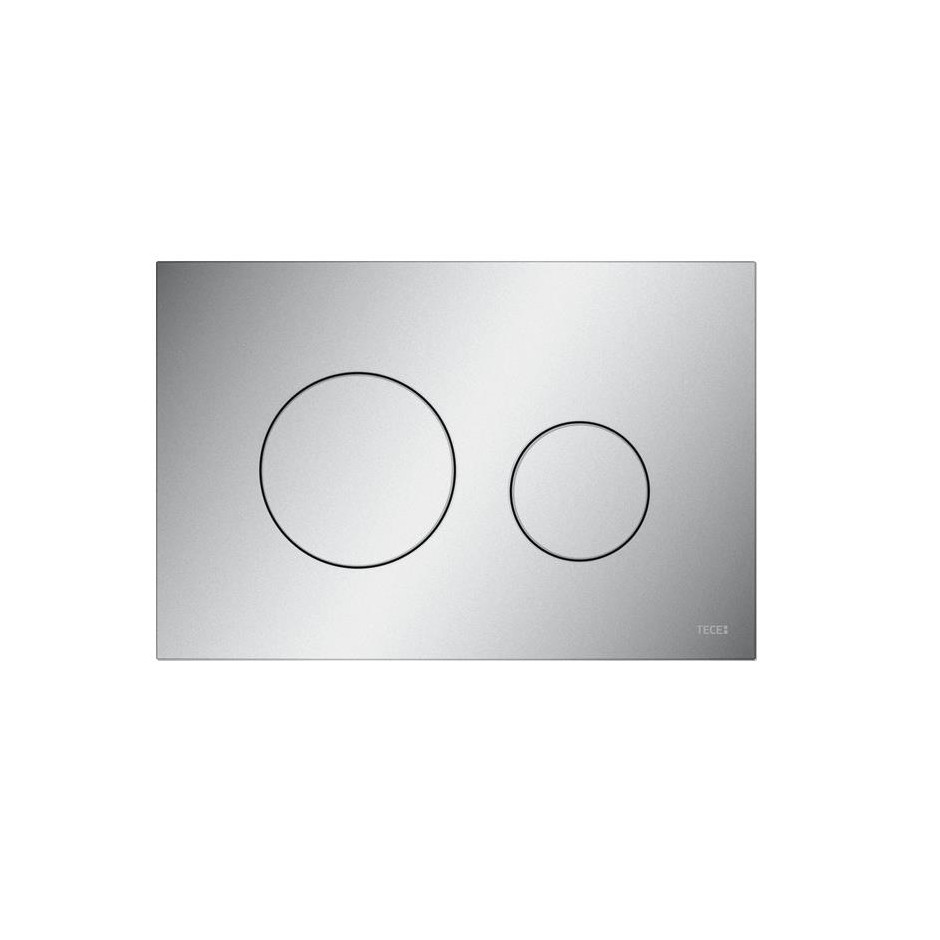 TECE Loop - przycisk spłukujący do WC z tworzywa, chrom matowy - 823389_O1