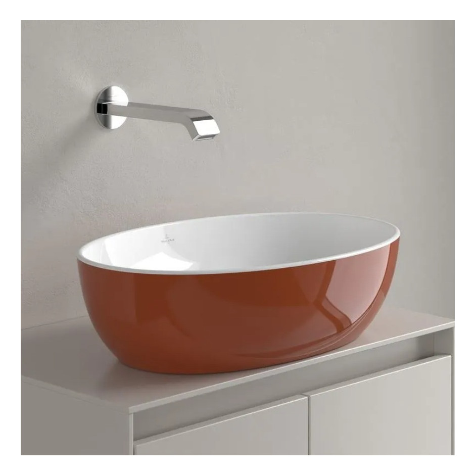 Villeroy & Boch Artis Umywalka stojąca na blacie bez przel. 485 x 325 mm Rust
