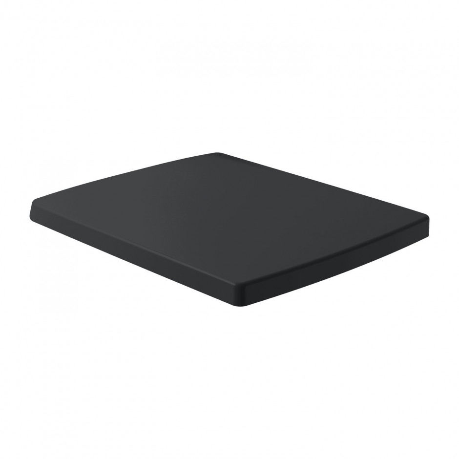 Villeroy & Boch Memento 2.0 deska WC sedesowa w/o QuickRelease zawiasy stal Pure Black CeramicPlus