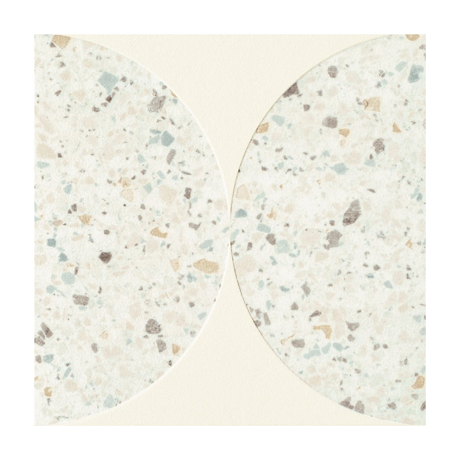 Tubądzin Dekor gresowy Funky white 4 19,8x19,8x0,8 Gat.1