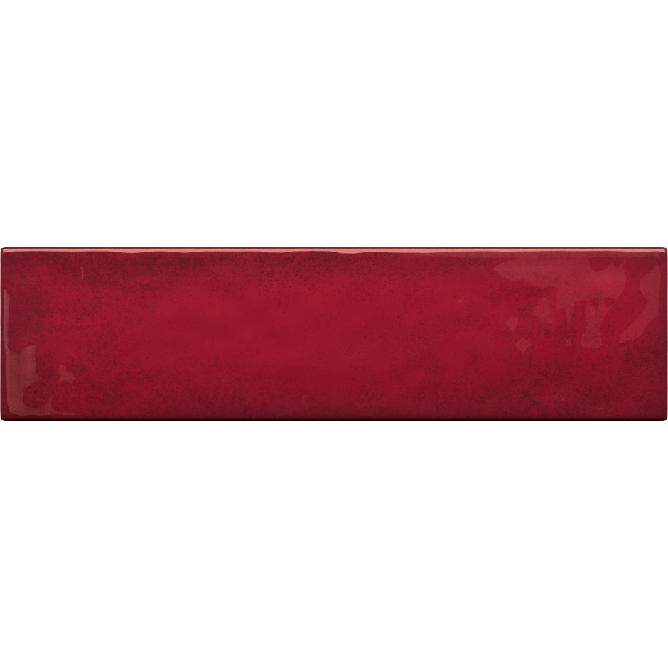 Tubądzin Płytka ścienna Masovia rubino A gloss STR 29,8x7,8x1 Gat.1