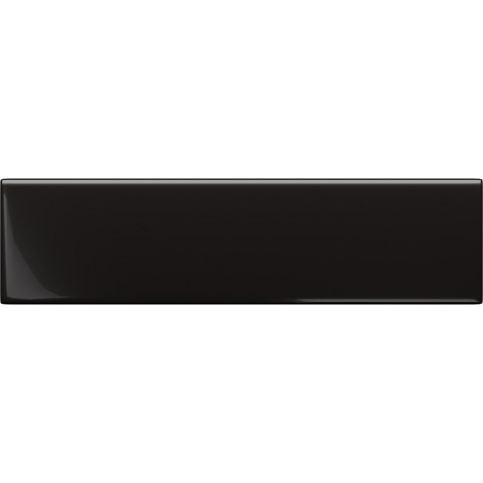 Tubądzin Płytka ścienna Masovia nero gloss 29,8x7,8x1 Gat.1
