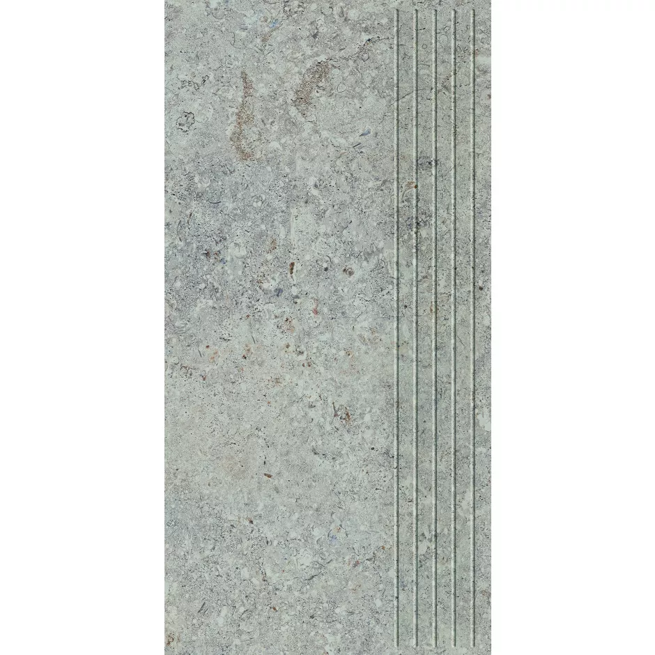 Tubądzin Stopnica podłogowa Zimba beige STR 59,8x29,6x0,8 Gat.1