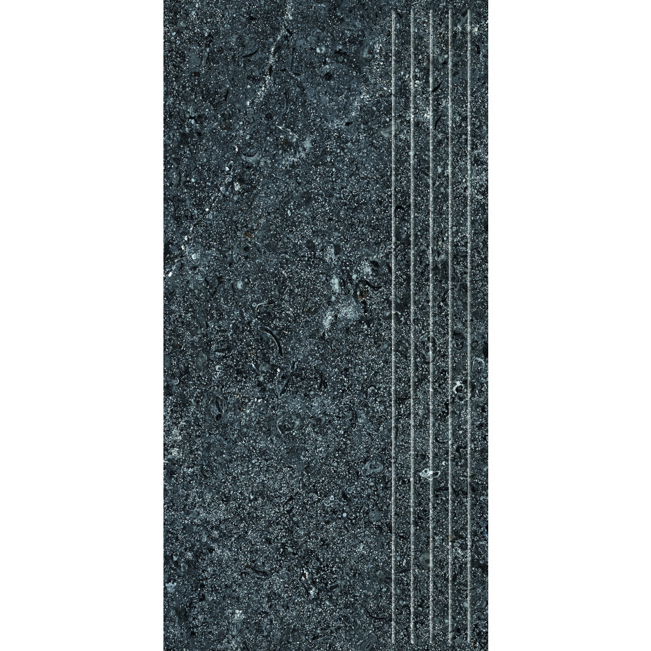Tubądzin Stopnica podłogowa Zimba grey STR 59,8x29,6x0,8 Gat.1
