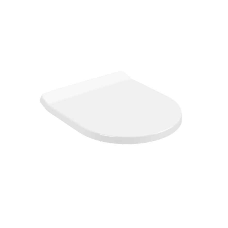 Villeroy & Boch Architectura deska WC sedesowa w/o QuickRelease zawiasy stal Weiss Alpin
