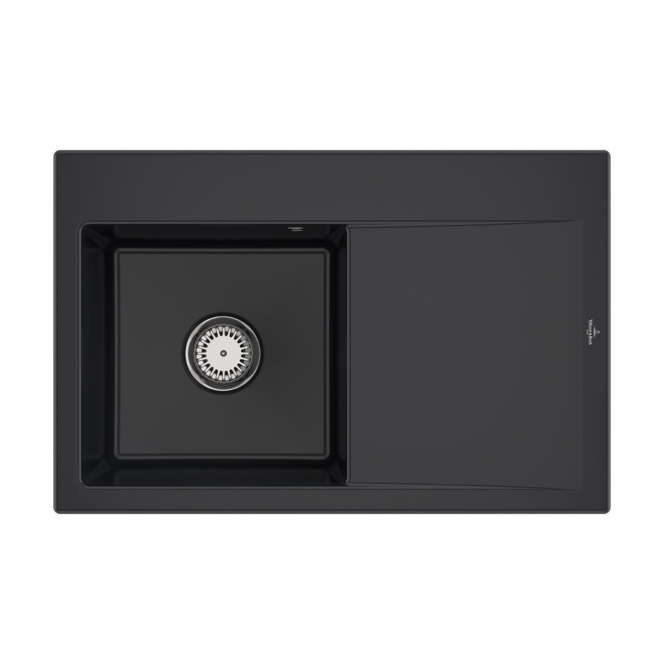 Villeroy & Boch Subway Style 45 zlewozmywak wbudowany 780 x 510 mm Pure Black
