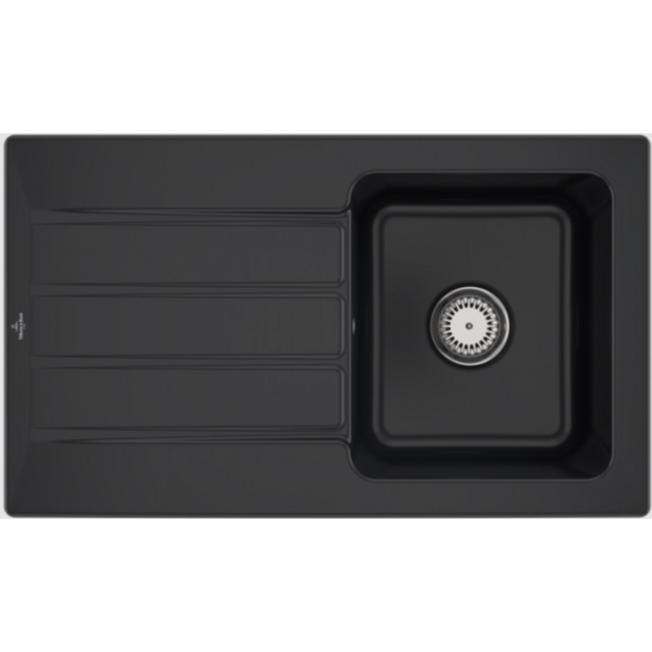 Villeroy & Boch Architectura 50 zlewozmywak wbudowany 860 x 510 mm Pure Black