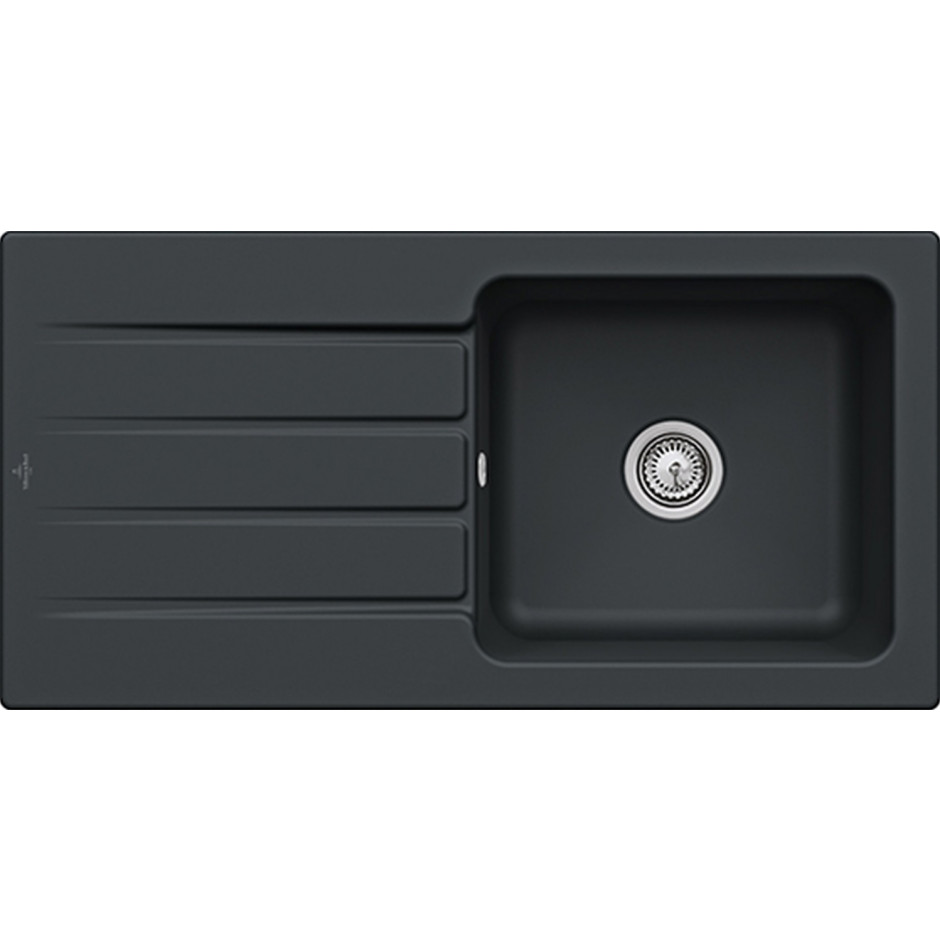Villeroy & Boch Architectura 60 zlewozmywak wbudowany 1000 x 510 mm Pure Black
